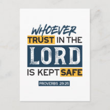 Art de citation biblique - Proverbes 29:25 Confian