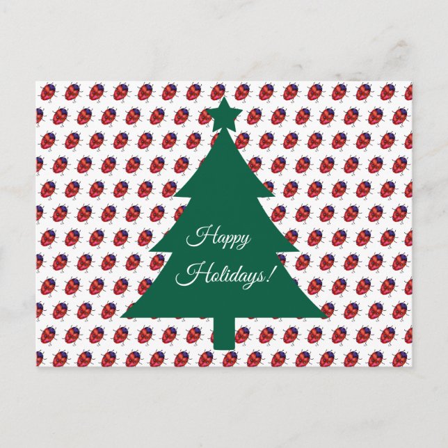 CARTE POSTALE ART DE COCCINELLE (Devant)