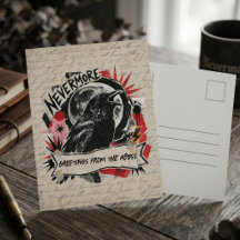 Art de collage gothique punk Raven
