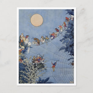 Carte Postale Art de fée vintage William Heath Robinson