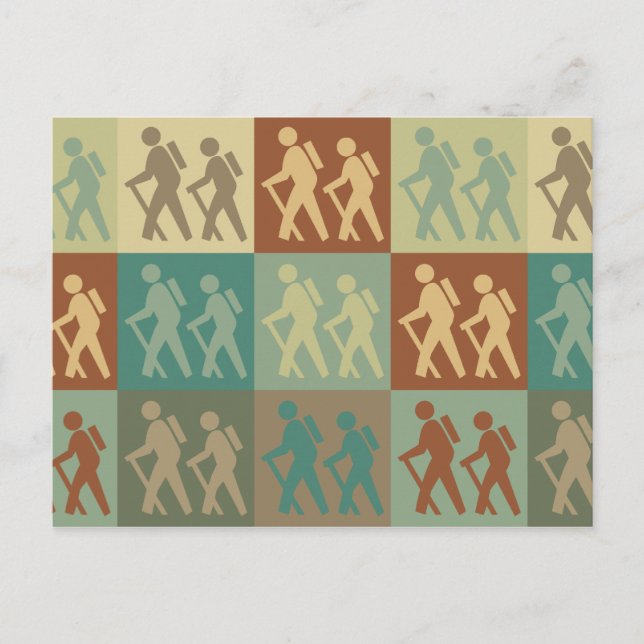 Carte Postale Art de la pop randonnée (Devant)