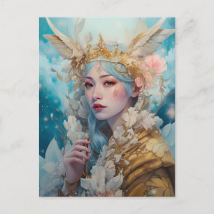 Carte Postale Art de l'Imaginaire de la Reine des neiges