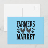 Art de mot de marché de fermiers amusants