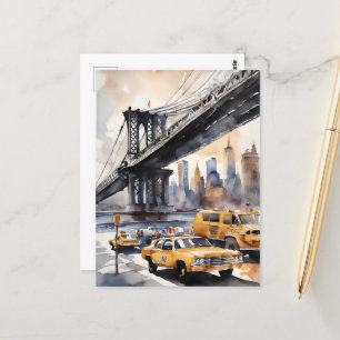 Carte Postale Art de New York