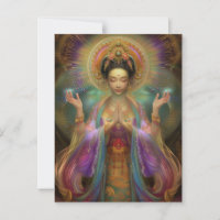 Art de prière de la déesse visionnaire Quan Yin