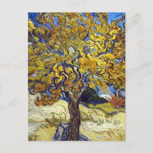 Carte Postale Art de Van Gogh Mulberry Tree (Devant)