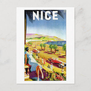 Carte Postale Art déco Nice Côte d'Azur