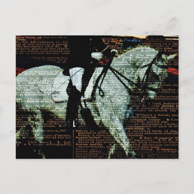 Carte Postale Art Dressage (Devant)
