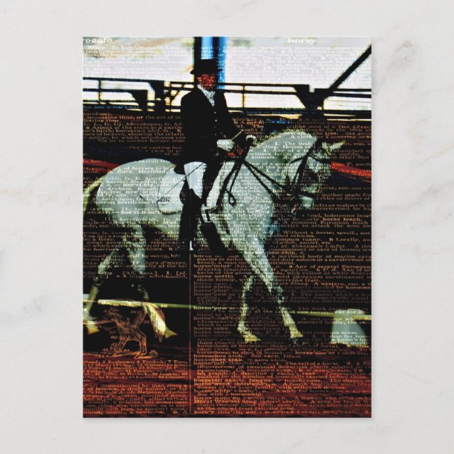 Carte Postale Art Dressage (Devant)