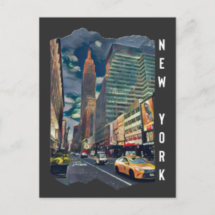 Carte Postale Art esthétique de New York