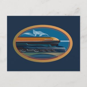 Carte Postale Art ferroviaire