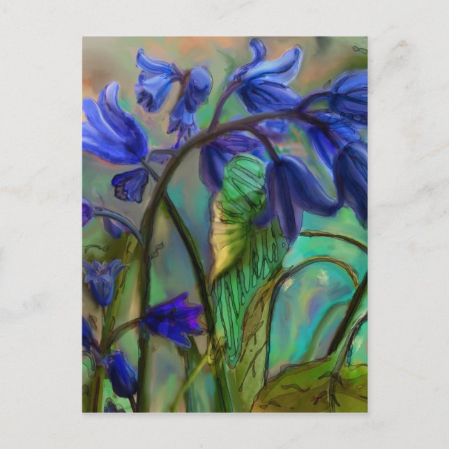 Carte Postale Art Floral (Devant)