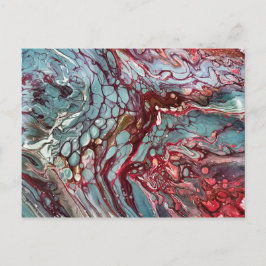 Carte Postale Art fluide Abstrait