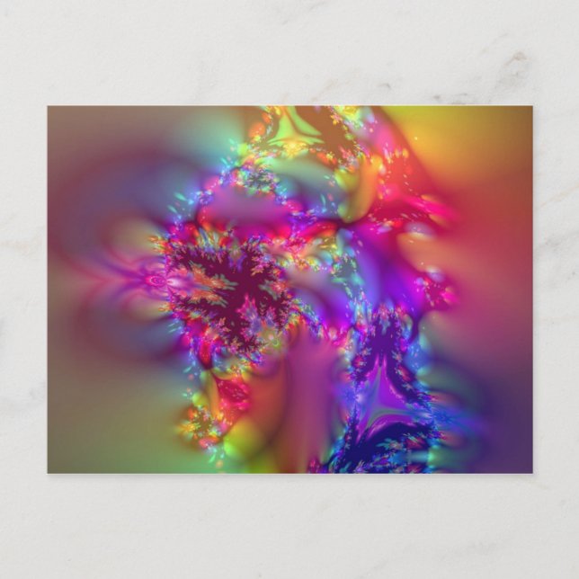 Carte Postale art fractal (Devant)
