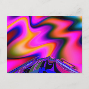 Carte Postale Art Fractal fin Volcano 2