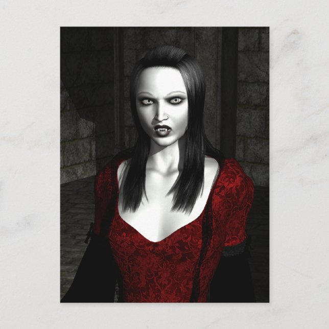 Carte postale Art Gothique Bathory (Devant)