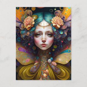 Carte Postale Art Imaginaire Fairy Trippy
