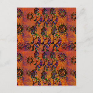 Carte Postale Art Kokopelli