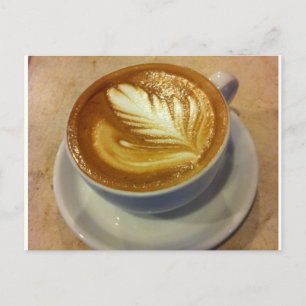 Carte Postale Art latte