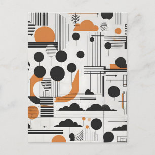 Carte Postale Art moderne Abstrait