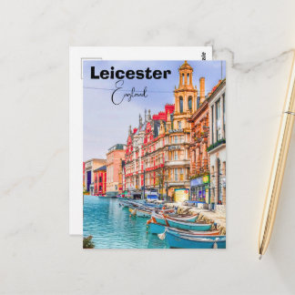 Carte Postale art mural Leicester Angleterre - Angleterre, Leice