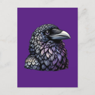 Carte Postale Art Mystic Raven