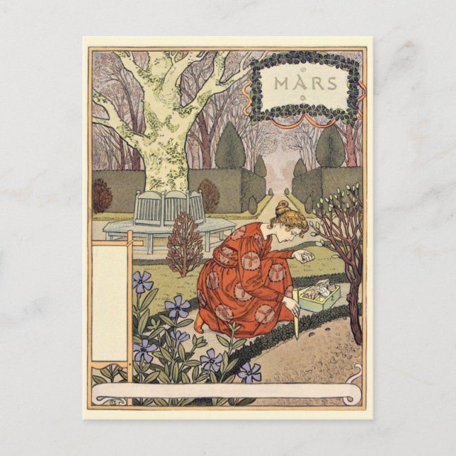 Carte postale Art Nouveau (Devant)