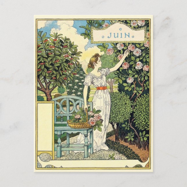 Carte postale Art Nouveau (Devant)