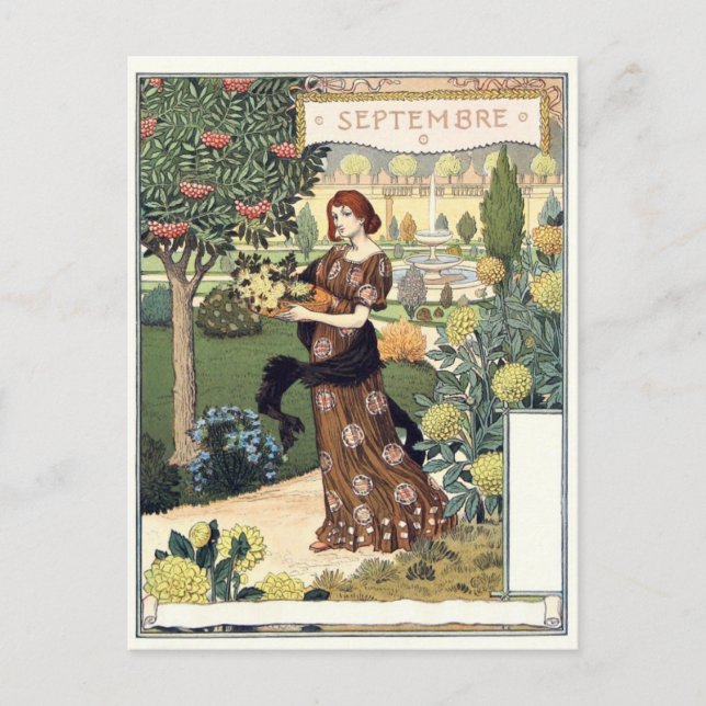 Carte postale Art Nouveau (Devant)