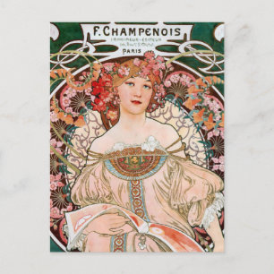 Carte postale Art Nouveau Art Art