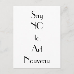 Carte Postale Art Nouveau Art Déco