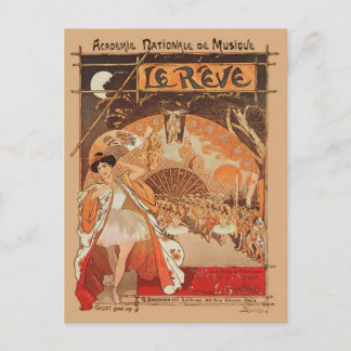 Carte Postale Art Nouveau Ballet Steinlen Reve Danse japonaise