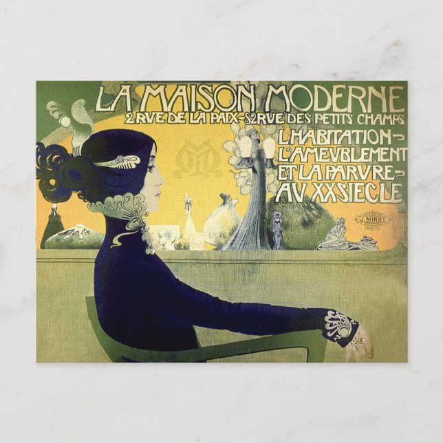 Carte postale : Art Nouveau - Privat-Livemont (Devant)