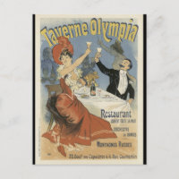 Carte postale Art Nouveau - Taverne