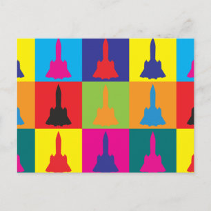 Carte Postale Art Pop d'ingénierie aérospatiale