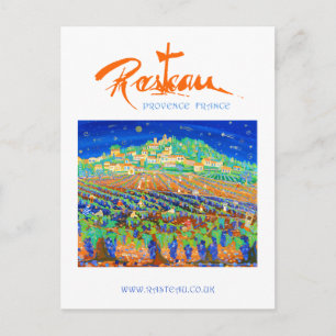 Carte postale Art : Rasteau, une nuit d'étoiles de