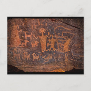 Carte Postale Art rupestre préhistorique autochtone