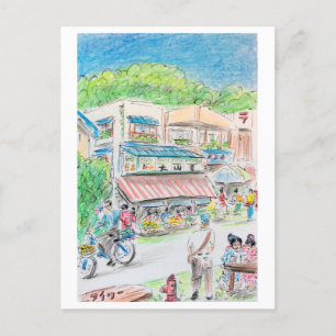 Carte postale Art - 'Summer Street'