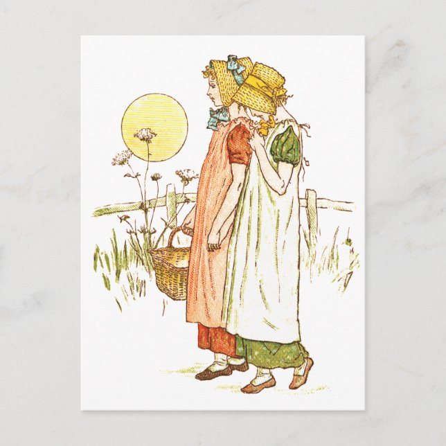 Carte Postale Art vintage Storybook (Devant)