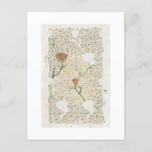 CARTE POSTALE ART : WILLIAM MORRIS : GARDEN TULIP