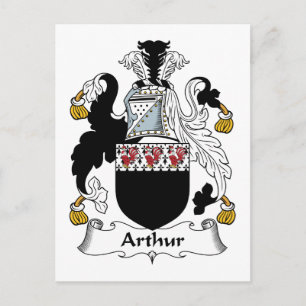 Carte Postale Arthur Family Crest