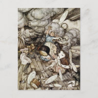 Arthur Rackham | Dans la cuisine de la duchesse, i