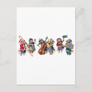 Carte Postale Arthur Thiele -  Les chats jouent de l'orchestre d