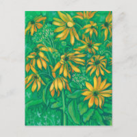 Artichauts de Jérusalem Fleur d'été peinture flora