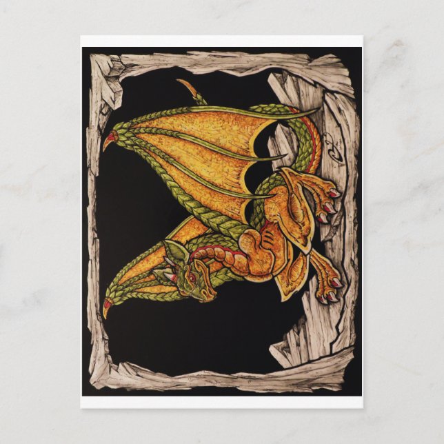 Carte Postale Articles Bébé Dragon (Devant)