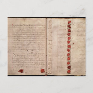 Carte Postale Articles de l'Union entre l'Angleterre et l'Écosse