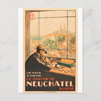 Carte Postale Artisans à Neuchâtel, Suisse, voyage vintage