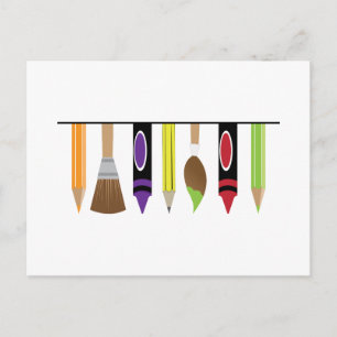 Carte Postale Artist tools
