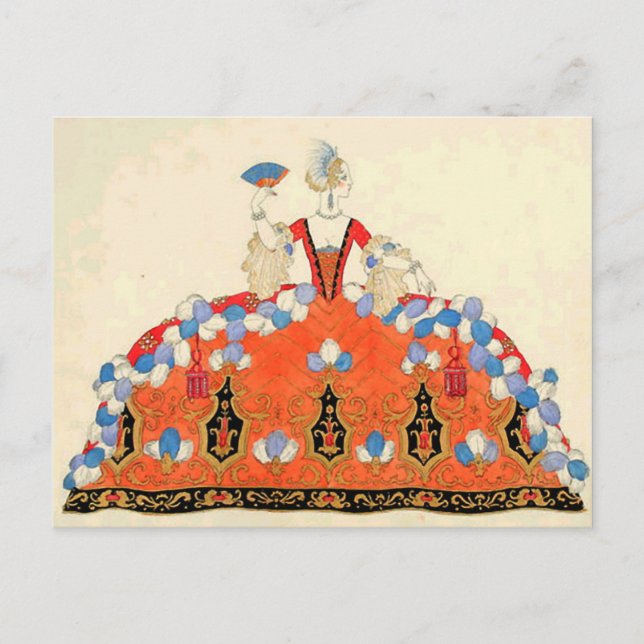 CARTE POSTALE ARTISTE DE DESIGNER MAKEUP DE LA MODE LADANGE ORAN (Devant)