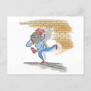 Carte Postale Artiste Graffiti